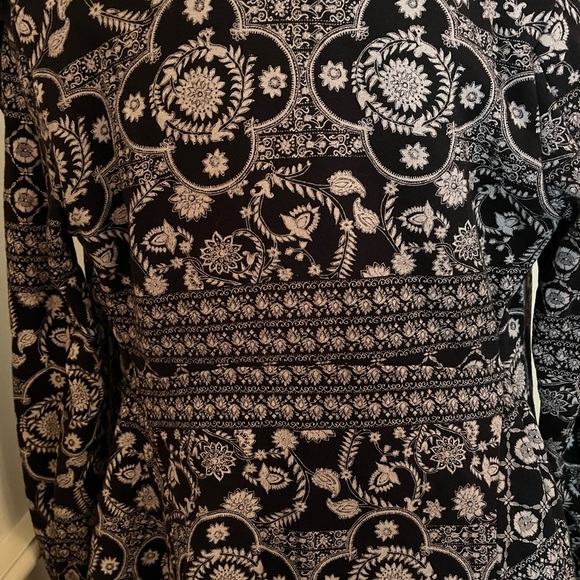 Free People Floral Boho Flared Knit Jacket - Picture 10 of 16